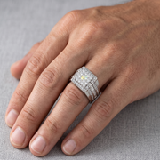 Luxury 925 Sterling Silver Ring for Men